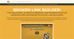 Desktop Screenshot of brokenlinkbuilding.com