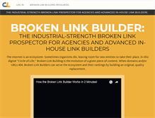 Tablet Screenshot of brokenlinkbuilding.com